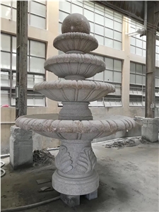 Stone Outdoor Garden Fountain Granite Floating Ball Fountain
