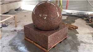 Stone Outdoor Water Features Granite Rolling Ball Fountain Stone Outdoor Water Features Granite Rolling Ball Fountain