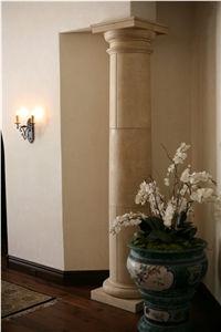 Cream Limestone Doric Columns