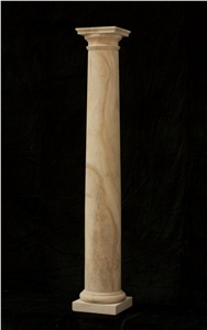 Cream Limestone Doric Columns