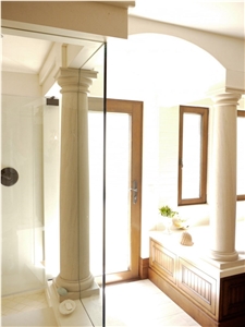 Cream Limestone Doric Columns