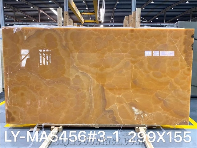 18MM Agate Onyx Polished For Countertop Table Bathroom