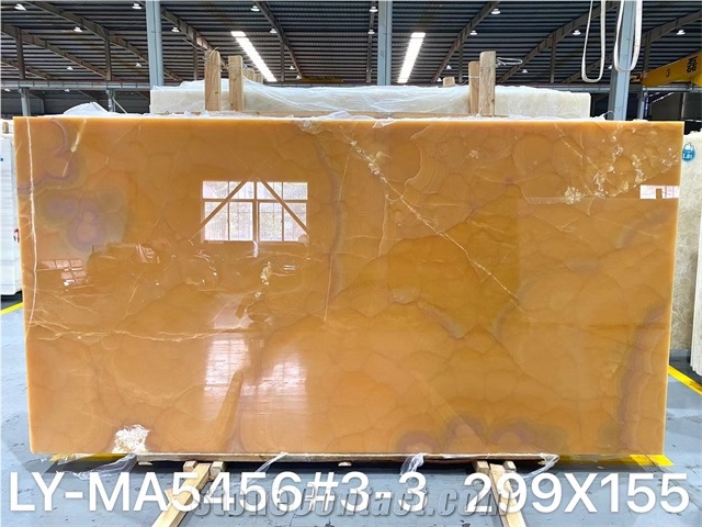 18MM Agate Onyx Polished For Countertop Table Bathroom