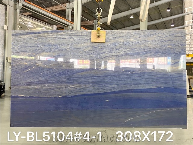 20MM Polished Azul  Macaubas Quartzite For Background Wall