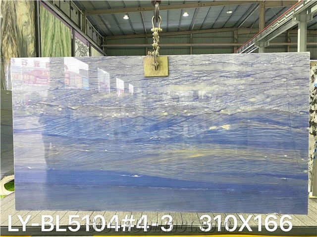 20MM Polished Azul  Macaubas Quartzite For Background Wall
