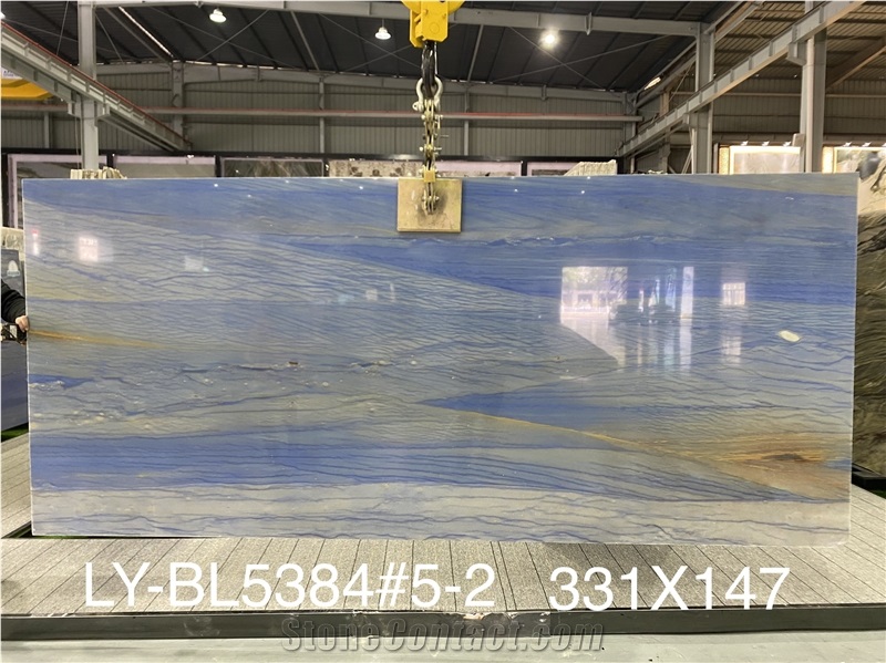 High Quality Polished Azul Macaubas Quartzite For Background