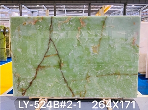 High Quality Polished Green Onyx Slabs