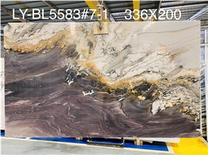 High Quality Polished Macaubas Fantasy Quartzite For Stairs