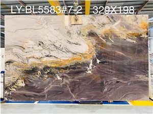High Quality Polished Macaubas Fantasy Quartzite For Stairs