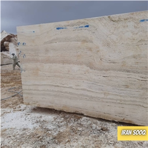 Takab Cream Travertine Blocks