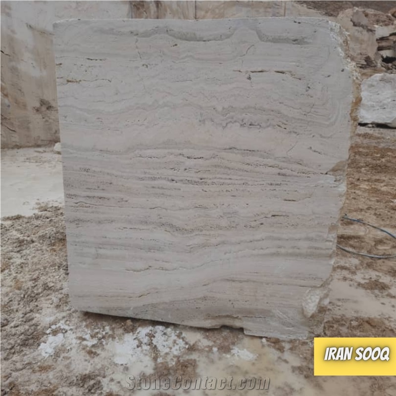 Takab Cream Travertine Blocks
