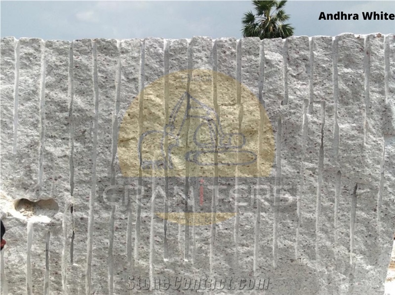 Andhra White Granite Blocks