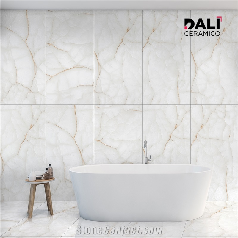 Onyx White - Polished Porcelain Tiles