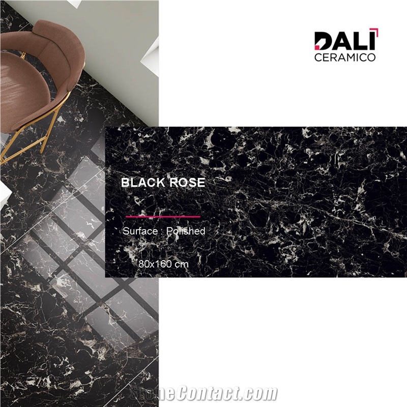 Black Rose Porcelain Tiles