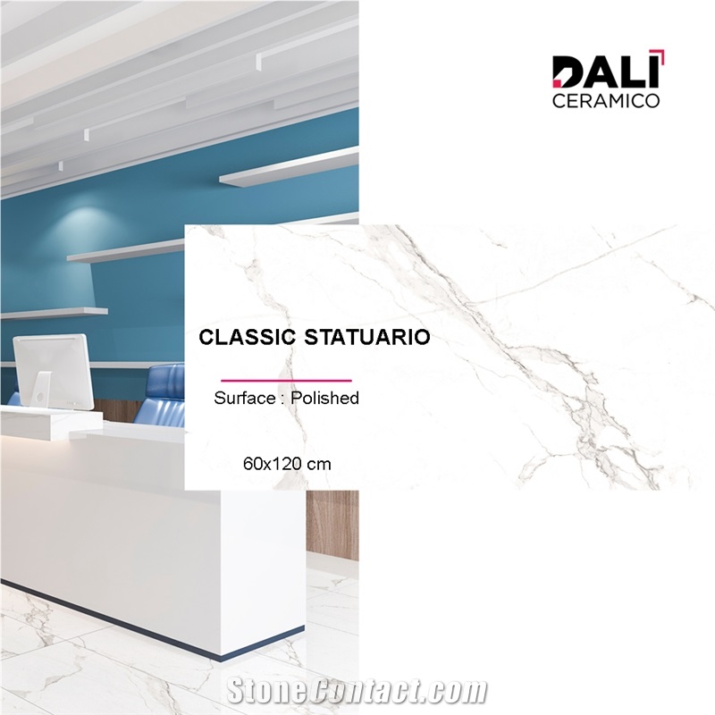 Classic Statuario Porcelain Tiles