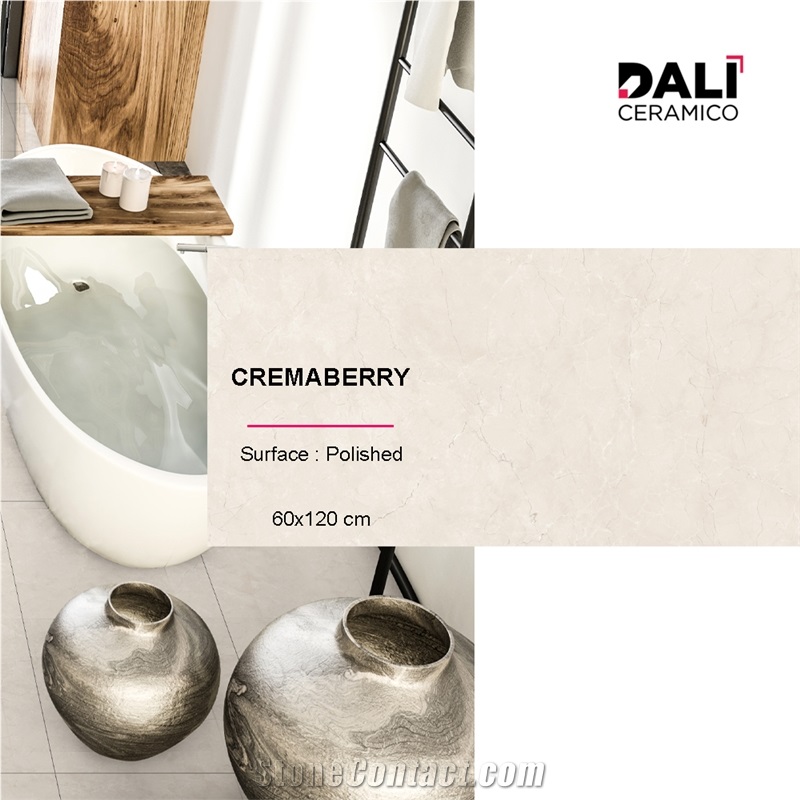 Cremaberry Porcelain Tiles