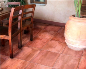 Terracotta Terra Cotta 13X13 Porcelain Tile