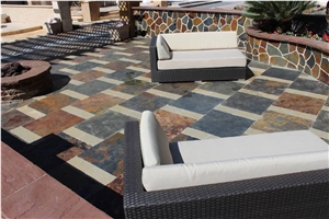 California Gold Slate Tile 12X24 Gauged 0.5 Inch
