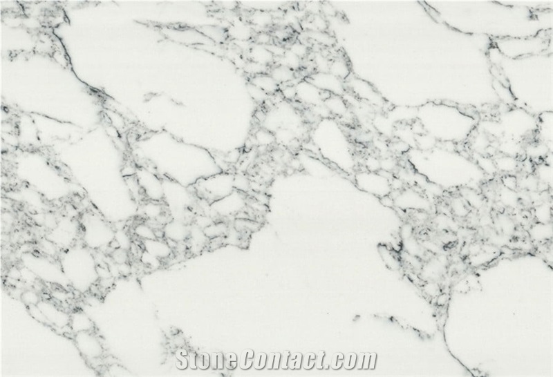 Engineered Stone White Carrara Quartz Slabs