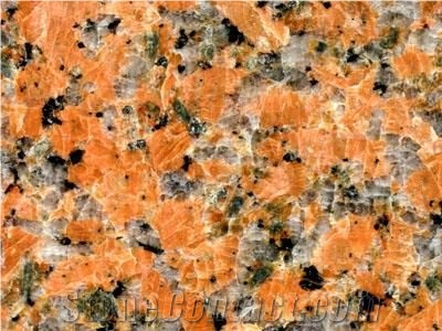 Polished G562 Maple Red Granite Tiles&Slabs