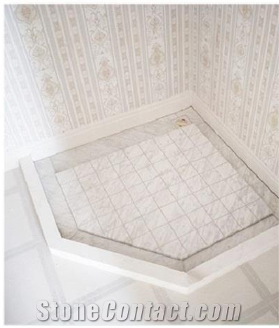 Shower Base Anti-Slip Stone Natural Marble