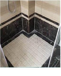 Shower Base Anti-Slip Stone Natural Marble