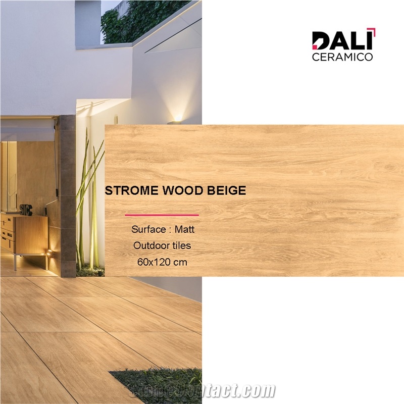 STROME WOOD BEIGE - PORCELAIN WOOD TILES 60X120cm