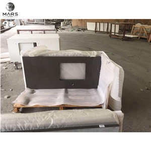 2Cm3cm Pure Black Quartz Kitchn Top Kitchen Countertops