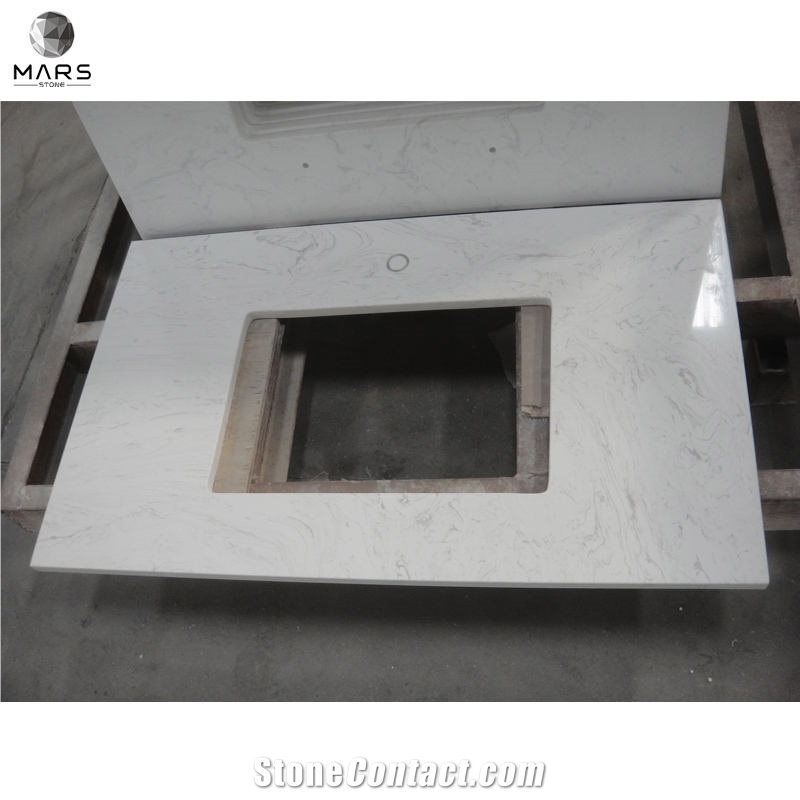Artificial Marble Stone Quartz Stone Bathroom Countertop