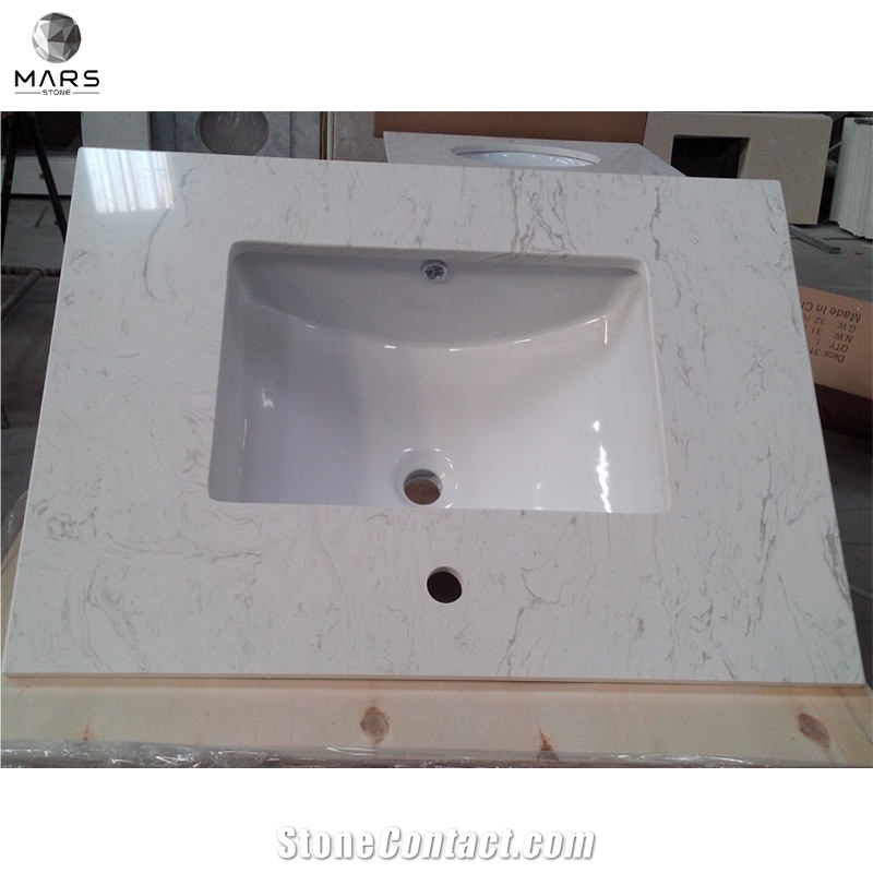 Artificial Marble Stone Quartz Stone Bathroom Countertop