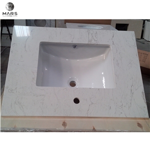 Artificial Marble Stone Quartz Stone Bathroom Countertop