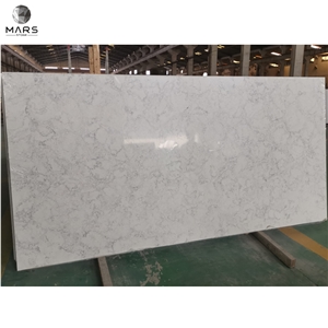 Artificial Quartz Engineered Stone White Kitchen Countertops