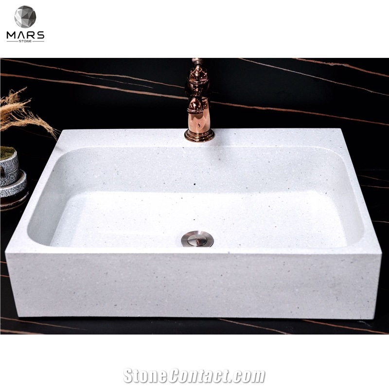 Artificial Terrazzo Colorful Basins Bathroom Washbasin