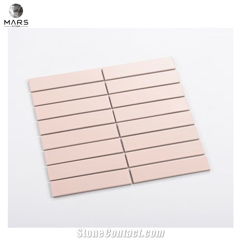 Colorful Advanced Technology Rectangle Shape Glass Mosaic