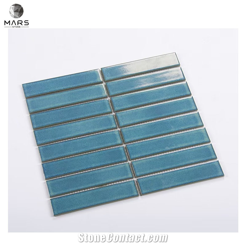 Colorful Advanced Technology Rectangle Shape Glass Mosaic