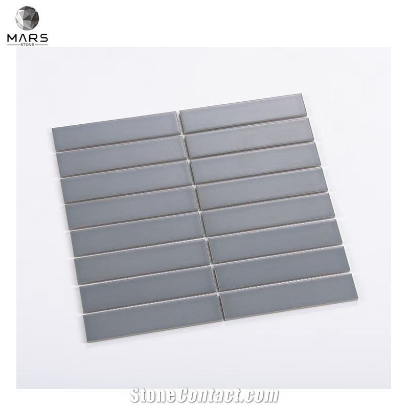 Colorful Advanced Technology Rectangle Shape Glass Mosaic