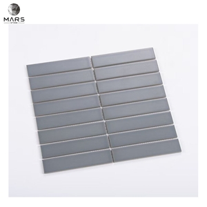Colorful Advanced Technology Rectangle Shape Glass Mosaic