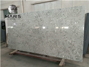 Factory Hot Sale Cheap Silver Fox Grey Quartz Slabs Stone