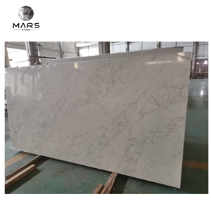Flower White Veins Quartz Slabs And Artificial Quartz Stone