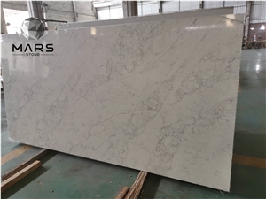 Flower White Veins Quartz Slabs And Artificial Quartz Stone