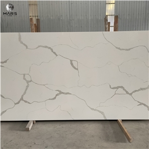 Good Price China Artificial Calacatta White Quartz Stone