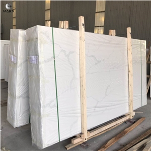 Good Price China Artificial Calacatta White Quartz Stone