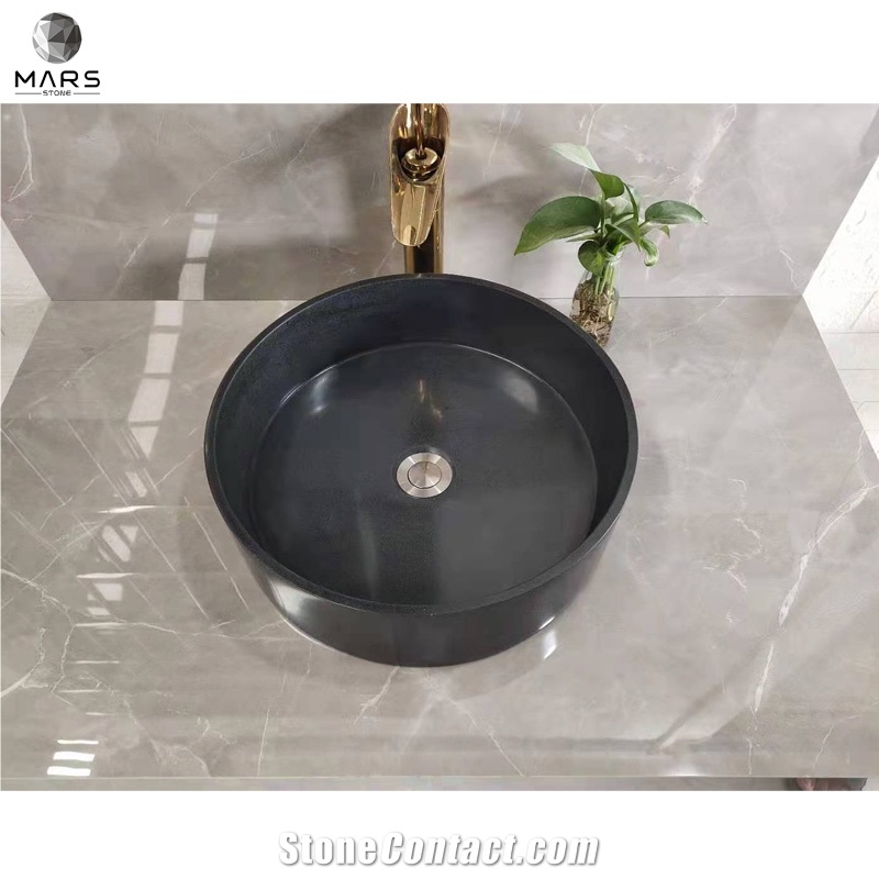 High Quality Artificial Terrazzo Popular Pedestal Wash Basin