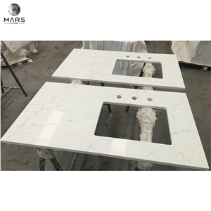 Luxury Design White Quartz Kitchen Top Quartz