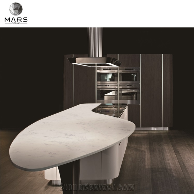 New Arrival Kitchen Artificial White Quartz Stone Countertop