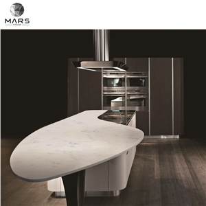 New Arrival Kitchen Artificial White Quartz Stone Countertop