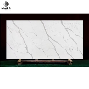 Quartz Stone China Artificial Stone White Vein Countertop