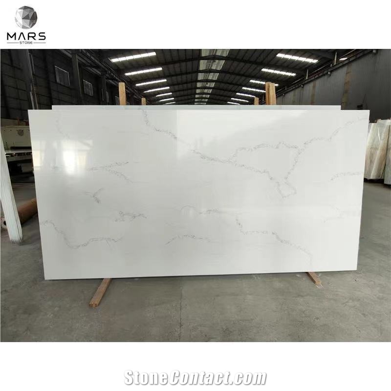 Quartz Stone China Artificial Stone White Vein Countertop