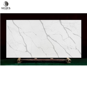 Thick Calacatta White Quartz Stone Countertops