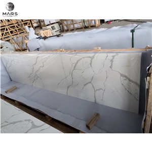 Wholesale Stone Countertop Calacatta White Quartz Countertop